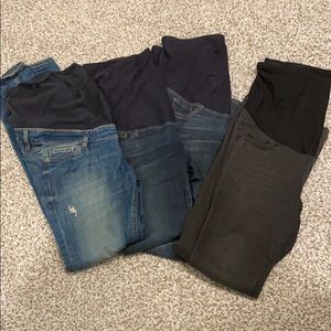 4 H&M maternity jeans lot